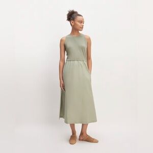 NWT Everlane The Supima High-Neck Riviera Dress
